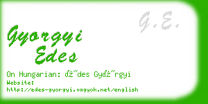 gyorgyi edes business card